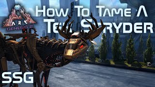 ARK Genesis 2 How to Tame the Tek Stryder [upl. by Drugi]