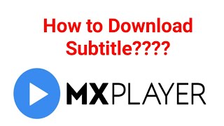 How To Download Subtitles From Mx Player [upl. by Yonah]