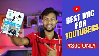 Best Microphone For Every Youtubers  BOYA BY M1 Review in HINDI [upl. by Nelia967]