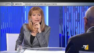 Otto e mezzo  Renzi e la scure della Corte Puntata 05052015 [upl. by Haimes]