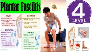 3 Major Exercises of Plantar FasciitisFoot and Ankle Pain  Level 4 [upl. by Nymzaj]