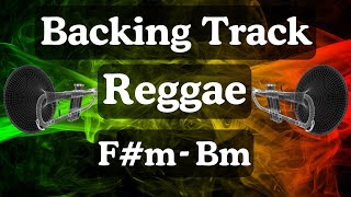 Backing Track Fm Reggae F Sharp Minor [upl. by Noed]