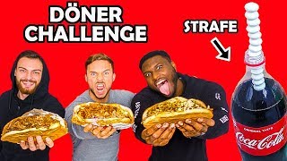 DÖNER WETTESSEN CHALLENGE   COLA amp MENTOS STRAFE [upl. by Asiil703]