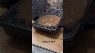 Nice Idea to Change Normal Waffle to Stick Waffle  Chocolate Loaded Stick Waffle  Waffle Recipe [upl. by Seedman]