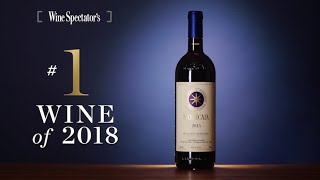 1 Wine of 2018 Tenuta San Guido BolgheriSassicaia Sassicaia 2015 [upl. by Naitsirhk]