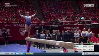 Katelyn Ohashi 2017 Beam vs Utah 9950 [upl. by Fitzsimmons]