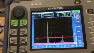 UT Ascan signal characteristics of laminations [upl. by Eiramacissej]