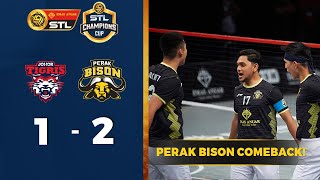 Champions Cup 2023  Johor Tigris 1  2 Perak Bison  Emas Anuar STL 202223 [upl. by Aneres]