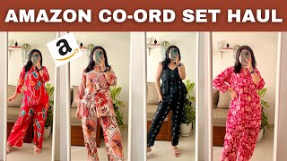 Amazon COORD SETS HAUL  Affordable Trendy amp Chic Office College Lounge amp Sleep wear [upl. by Otsuj]