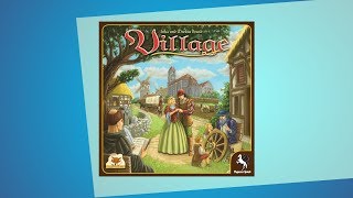 Village  Kennerspiel des Jahres 2012  Erklärvideo [upl. by Ydnirb831]