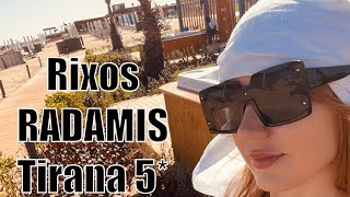 Rixos Radamis Tirana 5  свежий отель с шикарным питанием уровня Риксос и доступом в аквапарк [upl. by Amor]