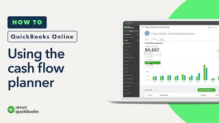 How to use the cash flow planner in QuickBooks Online [upl. by Lieno]