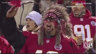 Is the Tomahawk Chop cultural appropriation of Native Americans [upl. by Onoitna844]