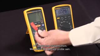 Fluke 1587 FC Isolatiemultimeter Meten van isolatieweerstand [upl. by Alaehs]