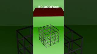 Blender cloth simulation 1000 vs 1000000 face 3dart animation blender3danimation minecraft [upl. by Aletta]