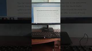 Double underline keyboard shortcut in MsWord computertricks shortsvideo mswordtricks ytshorts [upl. by Yelrah459]