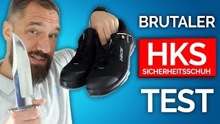 HKS Sicherheitsschuh Test brutal  Barfußschuh [upl. by Jeanelle]