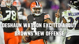 DESHAUN WATSON EXCITED ABOUT FREEDOM IN NEW BROWNS OFFENSE  The Daily Grossi [upl. by Friedly]