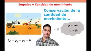 Ejercicio resuelto conservacion de la cantidad de movimiento [upl. by Acim384]