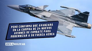 Perú confirma que avanzará en la compra de 24 nuevos cazas para modernizar a su fuerza aérea [upl. by Yornek]