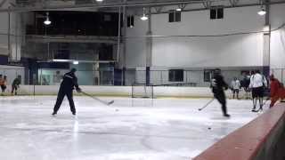 NHL Hockey passing drills with Shooting Coach Tim Turk [upl. by Mercola]