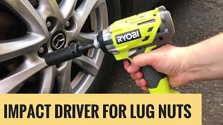 Remove Lug Nuts with Impact Driver [upl. by Eglantine]