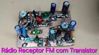 Como Fazer um RÃ¡dio Receptor FM Simples Usando Transistor [upl. by Aivalf331]