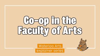 Coop in the Faculty of Arts at University of Waterloo [upl. by Alleuqcaj899]