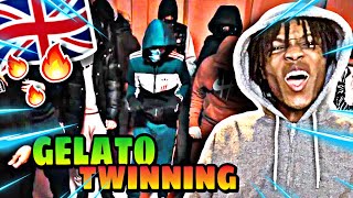 MaliStrip Richi  Gelato Twinning  AMERICAN REACTS TO UK DRILLRAP  MikeeBreezyy [upl. by Kristopher]