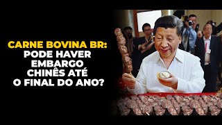 CARNE BOVINA BR PODE HAVER EMBARGO CHINÊS ATÉ O FINAL DO ANO [upl. by Haroun]