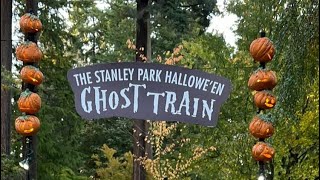 Stanley Park Halloween Ghost train ride [upl. by Tome]