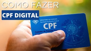 COMO FAZER O CPF DIGITAL BAIXAR APP DA RECEITA FEDERAL SERVIÇOS [upl. by Issirk527]