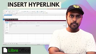 How to insert hyperlink on libreoffice calc  insert hyperlink in libreoffice calc [upl. by Annatnom]