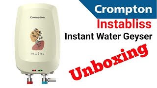 Crompton Instabliss 3 Liter Instant Water Heater [upl. by Bound]