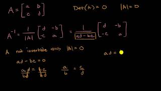 Invertible and noninvertibles matrices [upl. by Peskoff673]