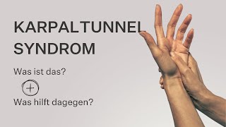 Karpaltunnelsyndrom Ursache amp die besten Übungen für Zuhause ohne OP [upl. by Romeyn]