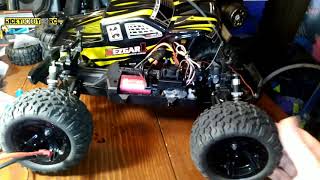 9000kv 3650 Brushless Surpass Hobby motor 80amp 2s4s ESC Dumbo 6ch wgyro Bezgar 1 HM101 🏁 [upl. by Arlo491]