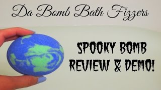 Da Bath Bomb Fizzers  Spooky Bomb Review amp Demo [upl. by Josey536]