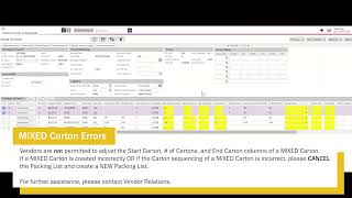 How to create a Mixed Carton on the Tradestone Packing List [upl. by Rento]