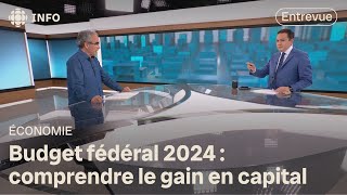 Taxation du gain en capital  des explications  Zone économie [upl. by Ardnikat902]