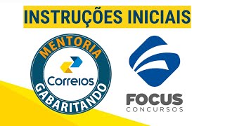 INSTRUÇÕES MENTORIA GABARITANDO CORREIOS [upl. by Attah376]