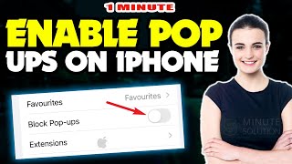 How to Enable pop ups on iphone 2024 [upl. by Palua]