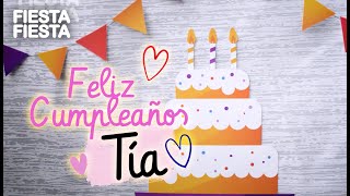 Disfruta tu día ¡Feliz cumpleaños Tía querida [upl. by Schreib]