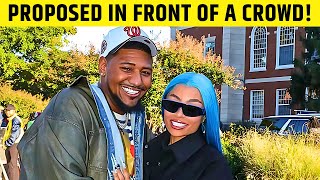 Blac Chyna and Derrick Milano Are Engaged Proposal at Howard Homecoming [upl. by Baptlsta]