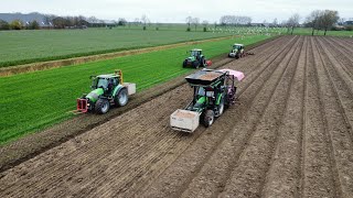 Bollen planten  MTS Vink Vierhuizen  Planting bulbs  Deutzfahr  2024 [upl. by Carlee]