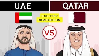 QATAR VS UAE COUNTRY COMPARISON  UAE Vs Qatar Compare [upl. by Eelana]