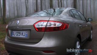 Test Renault Fluence  Essai 2010 Megane tricorps [upl. by Innaig319]