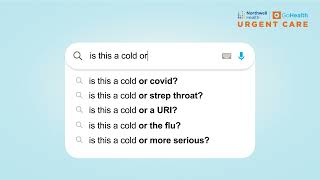 Northwell Health  GoHealth Urgent Care URI Search Bar [upl. by Vaden]