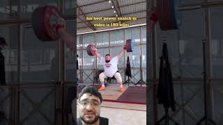 Lasha Talakhadze 🇬🇪 power snatching 160 kg like nothing weighlifting olympics [upl. by Silloh]