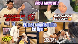 Nida Ko 3 lakh ke Gifts Bhi Kam Lage😓 Birthday Pe Cigarettes Peena Hai Nida Ko😰 Ek Last Surprise♥️ [upl. by Aliehc]